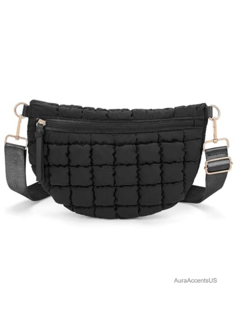 Quilted Crossbody Bags for Women Puffer Sling Bag Nylon Purse
